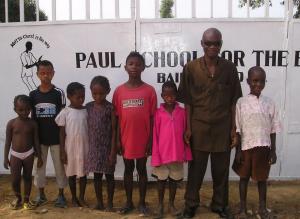 Blind School children