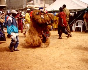 Traditional mask dance