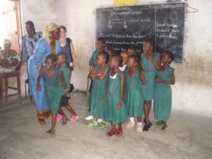 School children, staff and visitor