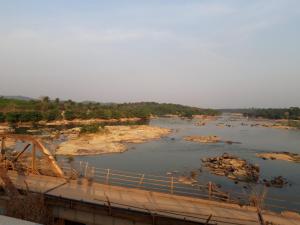 Crossing bridge over River Sewa, 7 miles from Bo