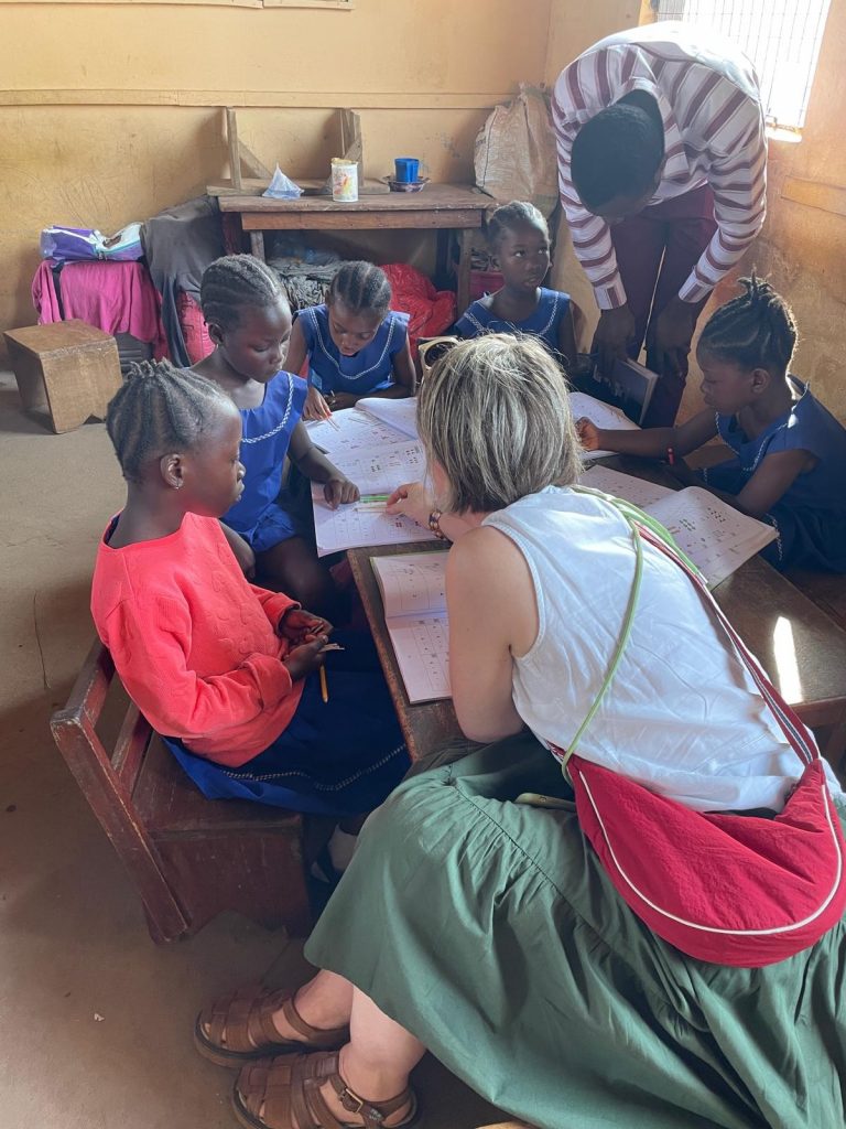 Naomi Gaade with children